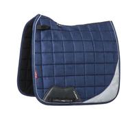 LeMieux Reflective Suede Dressage Square - Navy Blue Small/Medium