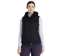 LeMieux Rose Hooded Womens Puffer Gilet - Black