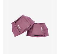 LeMieux Rubber Bell Boots - Mallow - Dark Pink - Size: X Large