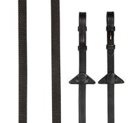 LeMieux Rubber Reins - Brown - Size: Cob