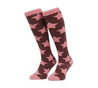 LeMieux Sasha Star Fluffies Socks - Damson - Small