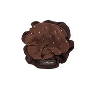 LeMieux Scrunchie Crystal Hair Net - Brown/Brown