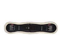 LeMieux Simuwool Integrated Mono Girth Dressage Girths - Black/Natural, 60cm