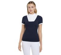 LeMieux Sophia Short Sleeve Womens Show Shirt - Navy Blue 8