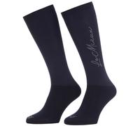 LeMieux Sparkle Competition Sock - Navy Blue Large