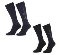 LeMieux Sparkle Competition Sock - Navy Blue Small