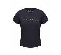 LeMieux Sports T-Shirt - Quick Dry Cool Feel - Round Neck - Relaxed Fit - Black - UK18