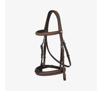 LeMieux Stitched Hunter Bridle with Laced Reins - Black - Size: Full