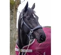 LeMieux Stitched Leather Headcollar - Black Full