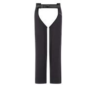 LeMieux Stormwear Waterproof Chaps - Thermal Fleece Lining - Silicone Knee Grip - Black - Small