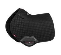 LeMieux ProSport Suede Close Contact Saddlepad Square - Grey Breathable Soft