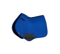 LeMieux Suede Close Contact Saddle Pad Square - Breathable - High Wither - Benetton Blue - Large