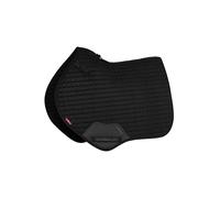 LeMieux Suede Close Contact Saddle Pad Square - Breathable - High Wither - Black - Large