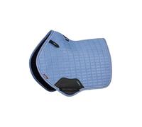 LeMieux Suede Close Contact Saddle Pad Square - Breathable - High Wither - Powder Blue - Large