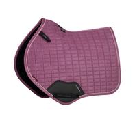 LeMieux Suede Close Contact Square - Mallow - Dark Pink - Size: Large