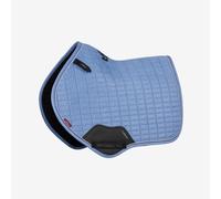 LeMieux Suede Close Contact Square - Powder Blue - Powder Blue - Size: Large