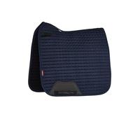 LeMieux Suede Dressage Square - Equestrian Saddle Pad - High Wither - Navy - Large