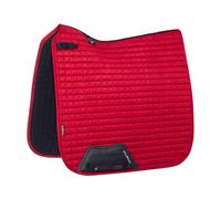 LeMieux Dressage Suede Square Saddle Pad - Saddle Pads for Horses - Equestrian Riding Equipment and Accessories (Chili - Large)