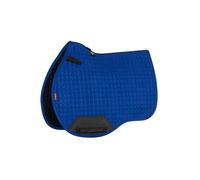 LeMieux Suede GP Square - General Purpose Equestrian Saddle Pad - High Wither - Girth Protection - Benetton Blue - Small/Medium