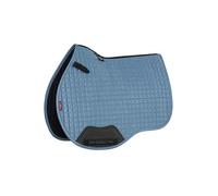LeMieux Suede GP Square - General Purpose Equestrian Saddle Pad - High Wither - Girth Protection - Ice Blue - Large