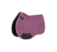 LeMieux Suede GP Square - General Purpose Equestrian Saddle Pad - High Wither - Girth Protection - Mallow - Large
