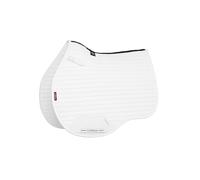 LeMieux Suede GP Square - General Purpose Equestrian Saddle Pad - High Wither - Girth Protection - White - Large
