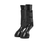 LeMieux Technical Brushing Boots - Comfortable and Breathable - Lightweight Pair - Black - Medium