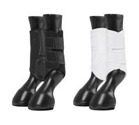 LeMieux Technical Brushing Boots - Comfortable and Breathable - Lightweight Pair - Black - Large
