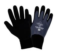 LeMieux Yardmaster Thermal Work Gloves in Navy - Rider Accessory for Cold Weather - Thick and Waterproof with Soft Warm Fleece Inner Lining - Small
