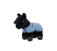 LeMieux Tiny Pony Skye - Soft Black Coat - Pocket-Friendly Size - Includes Tiny Pony Fleece Rug