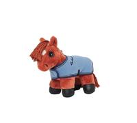 LeMieux Tiny Pony Thomas - Cheeky Chestnut Pony - Soft Coat - Pocket-Friendly Size - Includes Tiny Pony Fleece Rug