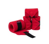 Lemieux Toy Pony Accessories - Chilli Red Fleece Bandages - Set of 4