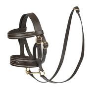 LeMieux Toy Pony Bridle Brown - Real Design with Metal Bit and Leather Reins - Educational Toy - Suitable for Ages 8+