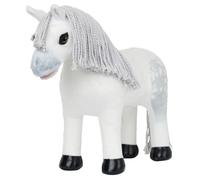LeMieux Toy Pony - Coco Bongo Champion Show Pony - Grey Plaitable Mane & Tail - Reversible Lorry/Stable Carry Case - Suitable for Ages 3+ - Show Pony White