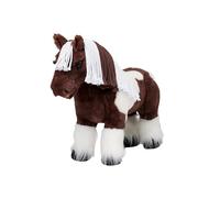 LeMieux Toy Pony Dazzle - Brown & White Skewbald - Includes Navy Branded Rug with Handle - Suitable for Ages 3+