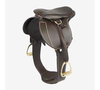 LeMieux Mini Toy Pony Jump Saddle & Stud Girth Brown