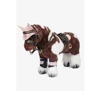 LeMieux Toy Pony Saddle - Brown - Fine Grain Leather - Suitable for Ages 8 Years +