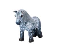 LeMieux Toy Pony Sammy - Dapple Grey Showjumper - Includes Navy Branded Carry Rug - Suitable For Ages 3+