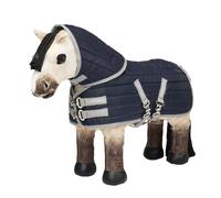 LeMieux Toy Pony Stable-Tek Rug - Fully Functional Buckles and Detachable Neck - Educational Toy - Navy