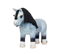 LeMieux Toy Pony Storm - Blue Roan Pony - Includes Navy Branded Rug with Handle - Suitable for Ages 3+