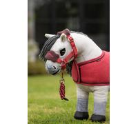 LeMieux Mini Toy Pony Vogue Headcollar & Leadrope - Cranberry