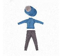 LeMieux Toy Rider Outfit - Ice Blue - Mixy Matchy, Fits all Toy Rider Dolls, Ages 3+