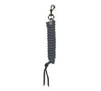 LeMieux Training Leadrope - 3m Long - Quality durable woven rope - Navy/Grey