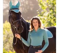 LeMieux Halle Womens Lightweight Long Sleeve Base Layer (Lagoon, 14)