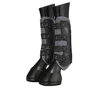LeMieux Ultra Mesh Snug Support Horse Boots - Protective Gear and Training Equipment - Equine Boots, Wraps & Accessories (Grey/Hind Medium)