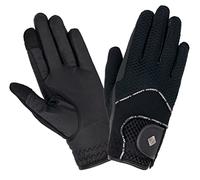 LeMieux Unisex 3D Mesh Riding Gloves in Black - Lightweight & Breathable - Anti Slip - Small