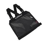 LeMieux Unisex Eventing Bib in Black with Clear Front Competition Number Display - Comfortable and Stylish Equestrian Sport Wear - One Size