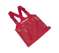 LeMieux Unisex Eventing Bib in Chilli Red with Clear Front Competition Number Display - Comfortable and Stylish Equestrian Sport Wear - One Size