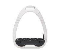LeMieux Vector Balance Stirrup - New Generation - Spring Loaded Hinged Arm - 5° Tilted Ergonomic Footplate - Aluminium