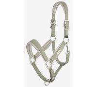 LeMieux Versailles Headcollar - Poll Strap Velvet Inserts - Cheek Pieces and Noseband - Multi-Adjustable at Curb and Poll Strap - Solid Nickel Buckels and Fastenings - Fern - Pony